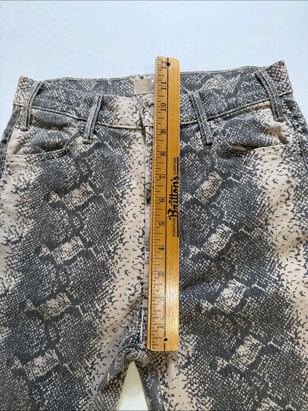 Mother The Hustler Flood Snake Jeans